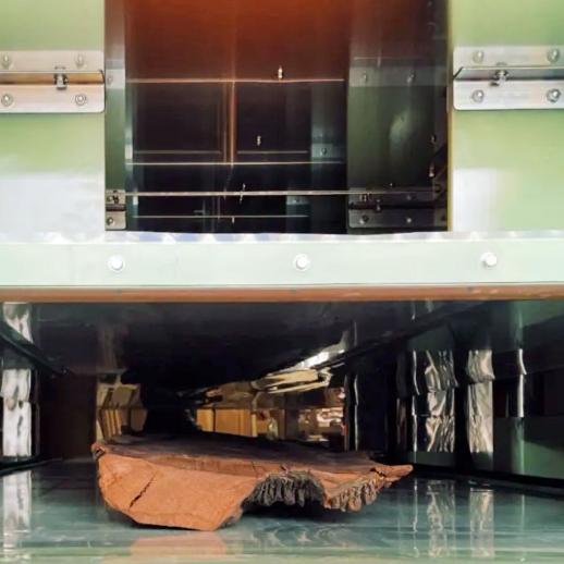 High-frequency press drying process